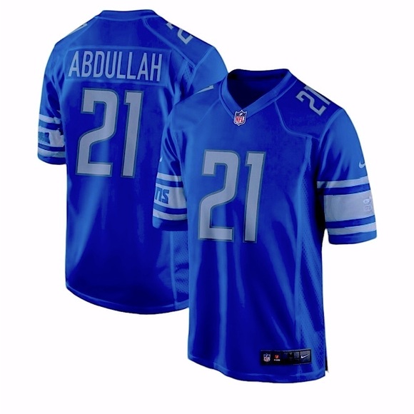 NFL NIKE YOUTH DETROIT LIONS Ameer Abdullah 21 Blue Elite Jersey Small G… - Picture 1 of 8